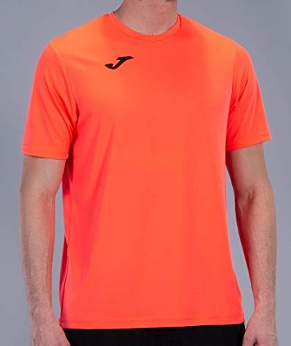 Joma - Camiseta combi coral fluor m/c para hombre, Naranja (Coral), L
