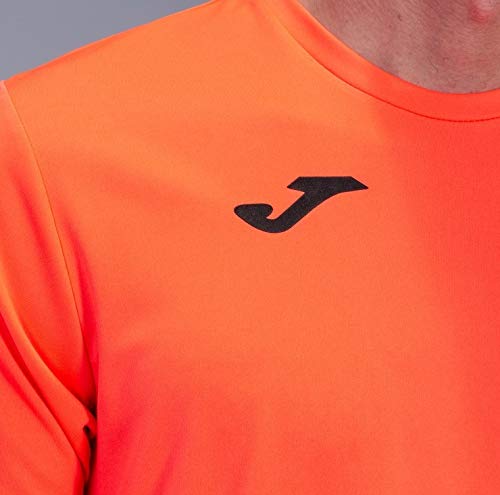 Joma - Camiseta combi coral fluor m/c para hombre, Naranja (Coral), L