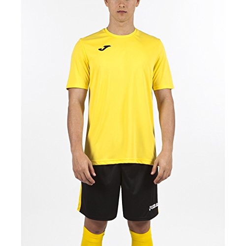 Joma Combi Camiseta Manga Corta, Hombre, Amarillo, L