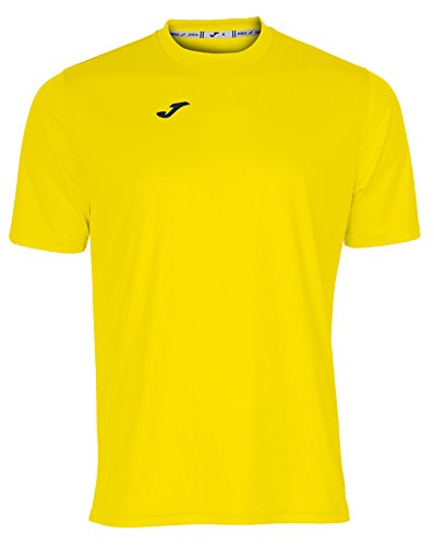 Joma Combi Camiseta Manga Corta, Hombre, Amarillo, M