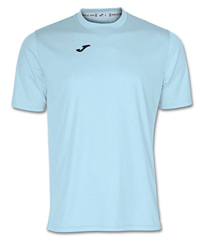 Joma Combi Camiseta Manga Corta, Hombre, Azul (Celeste), L