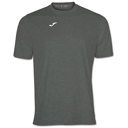 Joma Combi Camiseta Manga Corta, Hombre, Gris (Melange Oscuro), L