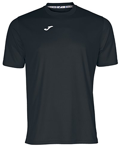 Joma Combi Camiseta Manga Corta, Hombre, Negro, L