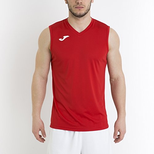 Joma Combi s/m, Camiseta Técnica sin Manga Unisex, Rojo, M