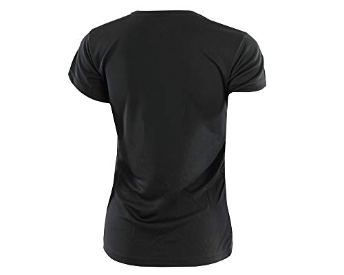 Joma Combi Woman M/C Camiseta Deportiva para Mujer de Manga Corta y Cuello Redondo, Negro (Black), XL