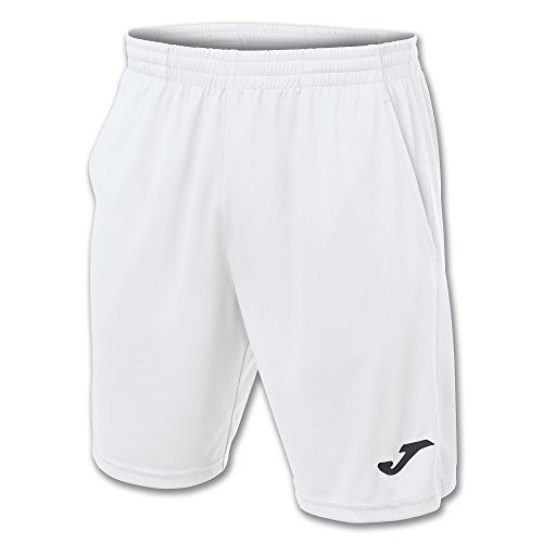 Joma Drive Bermuda Deporte, Hombre, Blanco, M