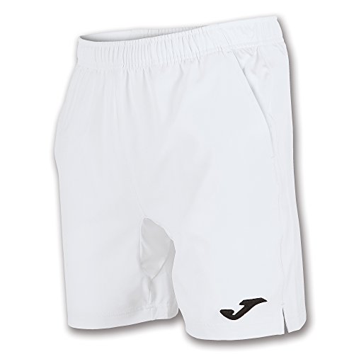 Joma Master Bermuda Tennis Pantalón Corto, Hombre, Blanco, L