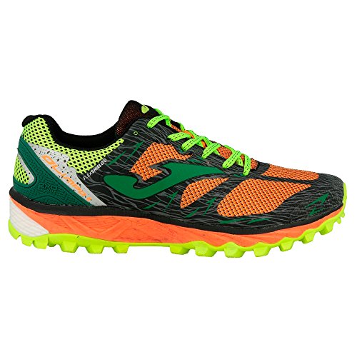 JOMA TK.OLIMS-708 ZAPATILLA TRAIL HOMBRE NEGRO-NARANJA 42