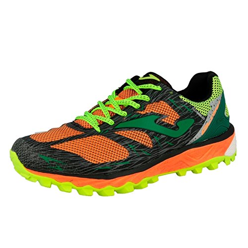 JOMA TK.OLIMS-708 ZAPATILLA TRAIL HOMBRE NEGRO-NARANJA 42