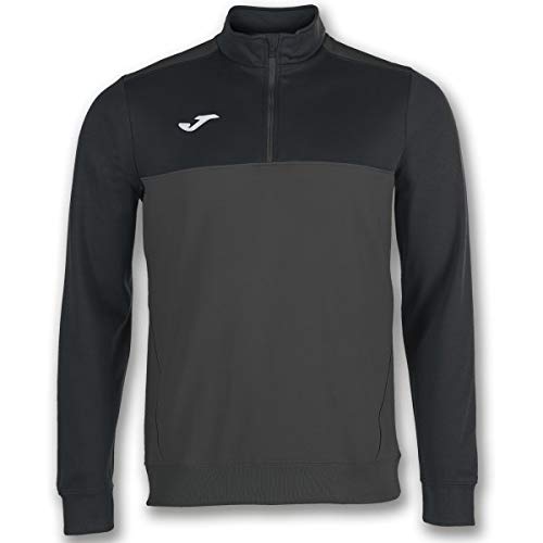 Joma Winner Sudadera, Hombre, antrac. / Negro, L