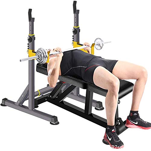 jooe Fitness Ajustable Rack En Cuclillas Barbell Rack Press De Banca Equipo De Entrenamiento Adecuado para Hacer Ejercicio En Casa