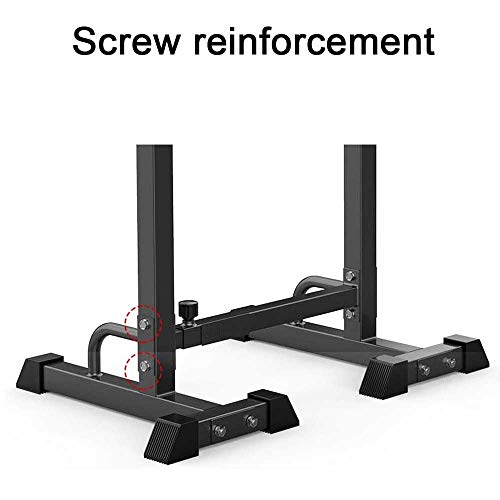 JRFWD Rack con Mancuernas para Sentadillas Multifuncional Barbell Levantamiento de Pesas Cama Plegable el hogar crujidos Banco