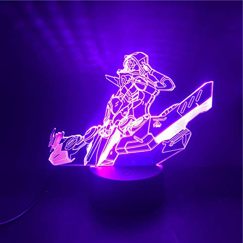 Juego de moda de iluminación 3D Parkour Boys Mejor regalo de cumpleaños Reloj despertador Ambiente básico Colorido USB LED Luz nocturna