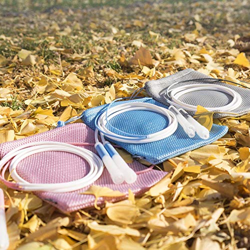 Jump Rope Cuerda para Saltar Ajustable para Entrenamiento, Adelgazamiento, Juego Escolar, Actividad al Aire Libre,Blue 1,S