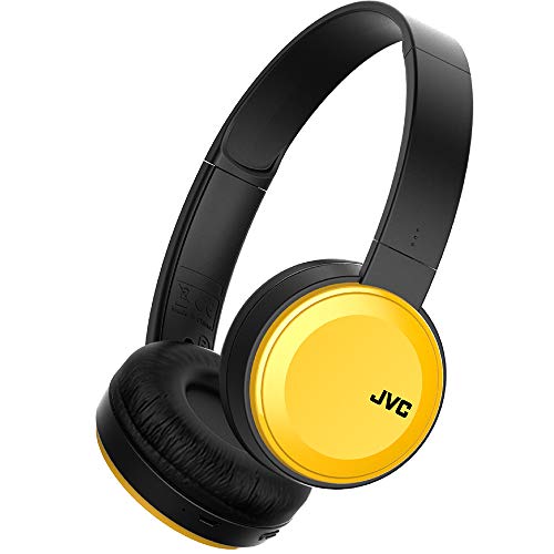 JVC Auriculares HA-S30BT-Y-E, Bluetooth, Plegables, Amarillo, Talla Única