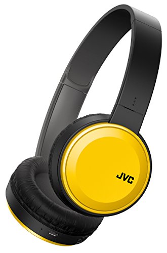 JVC Auriculares HA-S30BT-Y-E, Bluetooth, Plegables, Amarillo, Talla Única