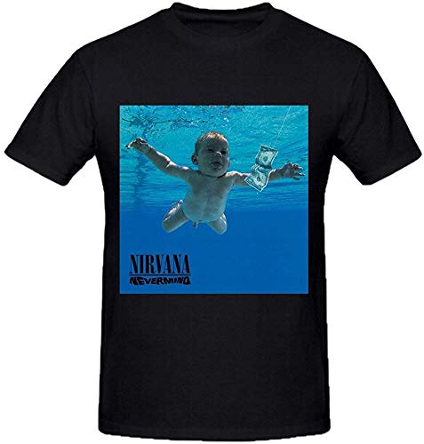 KAIZOD Nirvana Nevermind Black tee Shirts For Men