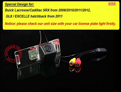 kalakus cámara de marcha atrás coche IP67 impermeable color alta definición gran angular función atril con placa de matrícula de visión nocturna para lacrosse/SRX/GL8/HATCHBACK