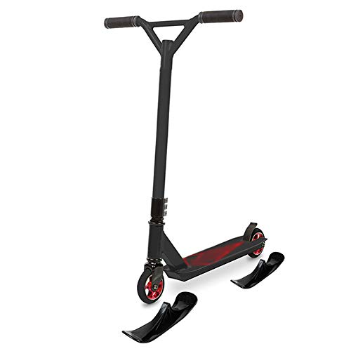 Kalaokei Scooter para Uso En Nieve, Invierno, Scooter, Nieve, Esquí, Trineo, Montar, Neumático, Piezas De Repuesto, Accesorios, 2 Piezas Negro