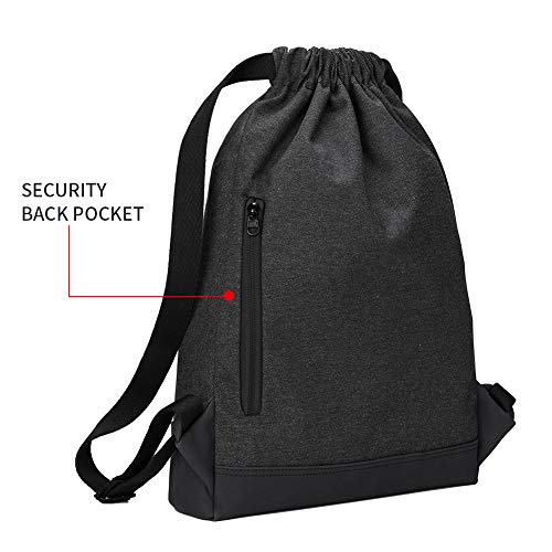 KALIDI Mochilas Casual Unisex Lona para PC Viaje Libros Acampada Estudiantes Escuela Bolsa de Cuerda Bolsas de Gimnasia Mochila Cuerda para Niño Niña Chica Hombre Mujer