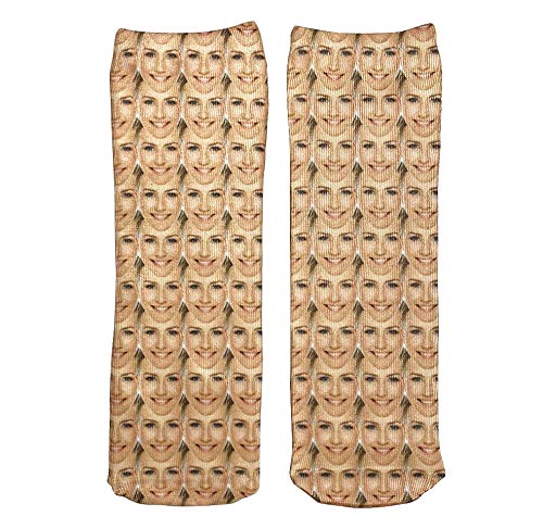 KALLPA Calcetines PERSONALIZADOS CON CARA - Calcetines sublimados personalizados con fotos de caras, emojis UNISEX S