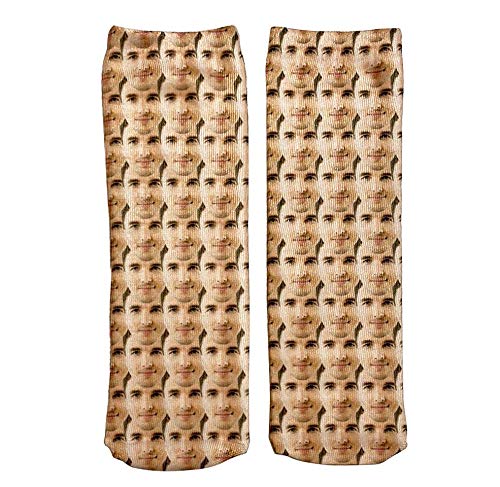 KALLPA Calcetines PERSONALIZADOS CON CARA - Calcetines sublimados personalizados con fotos de caras, emojis UNISEX S