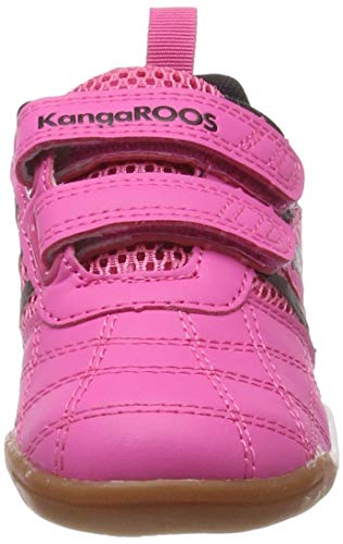 KangaROOS Court Comb V, Zapatillas Unisex Niños, Rojo (Daisy Pink/Jet Black 6122), 32 EU