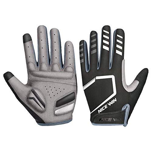 Kansoom Guantes de Ciclismo Motocicleta Bicicleta Montaña-Acolchados Bicicleta de Hombres Mujeres Antideslizante Pantalla