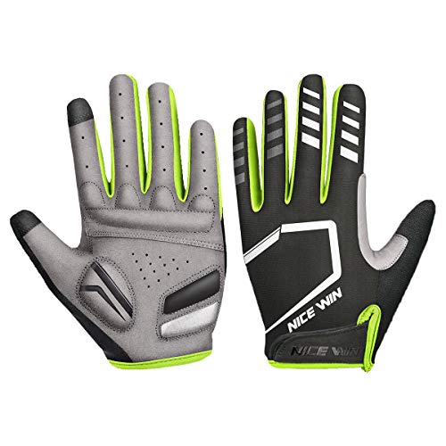 Kansoom Guantes de Ciclismo Motocicleta Bicicleta Montaña-Acolchados Bicicleta de Hombres Mujeres Antideslizante Pantalla