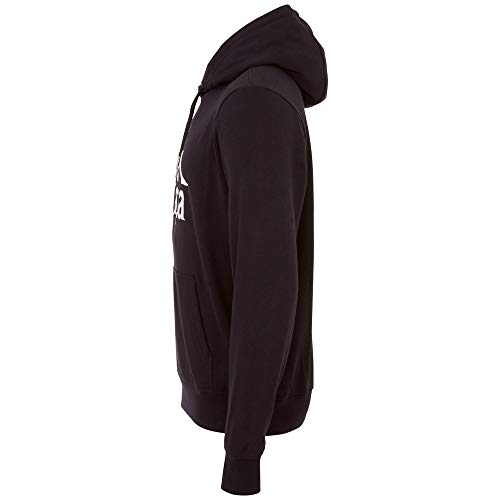 Kappa 705322-19-4006_l Sudadera, Negro, L Hombre