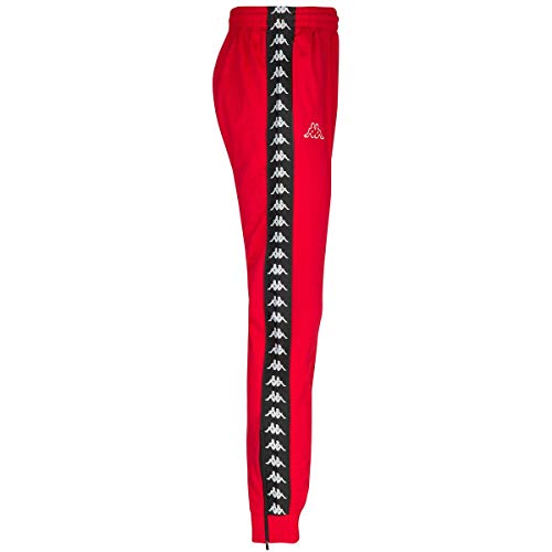 Kappa Banda Rastoria Slim Fit Track Pants | White/Black Large