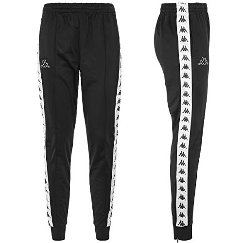 Kappa Banda Rastoria Slim Fit Track Pants | White/Black Large