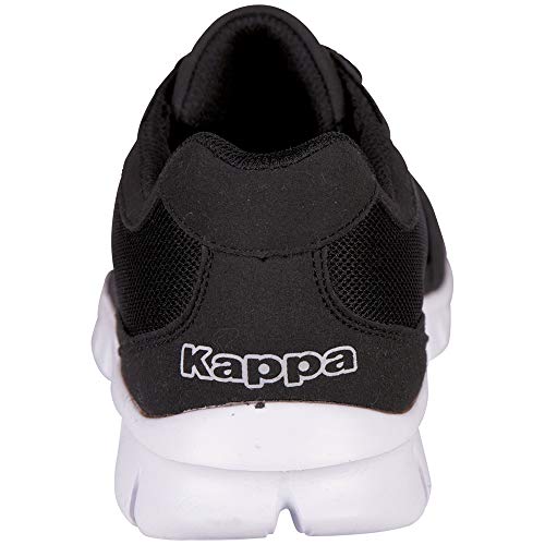 Kappa Rocket, Zapatillas Unisex Adulto, Negro Black White 1110, 41 EU