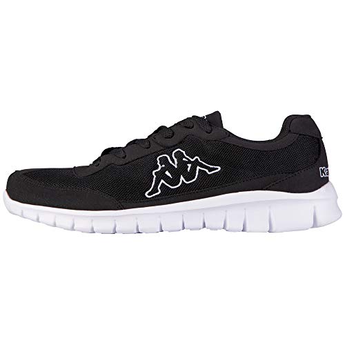 Kappa Rocket, Zapatillas Unisex Adulto, Negro Black White 1110, 41 EU