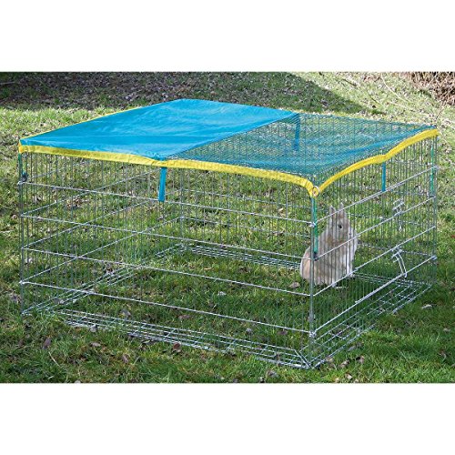 Kerbl pequeño Animal Sol protección para Exterior almacenaje de Repuesto 115 x 115 x 65 cm