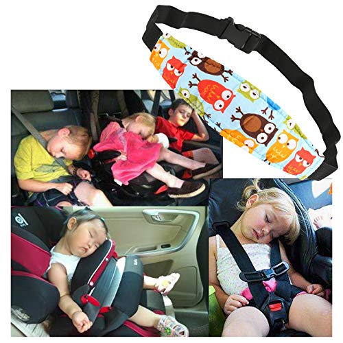 Kesote 3 Soporte Seguridad para Cabeza de Niños Cinturón Ajustable para Silla de Coche Correa de Seguridad para el Asiento del Coche
