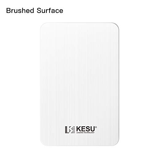 KESU Disco Duro Externo Portátil 1TB, Type C USB3.1 HDD Almacenamiento para PC, Mac, MacBook, Chromebookk, Xbox One, Xbox 360, PS4 (Blanco)