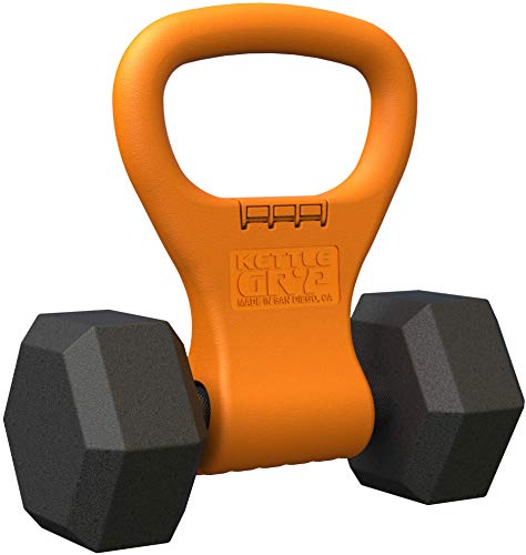 Kettle Gryp - Agarre para Kettlebell, Mancuernas, Pesas Rusas - Portátil Ajustable - Equipamiento de Musculación, Fitness, Culturismo Ergonómico Ligero