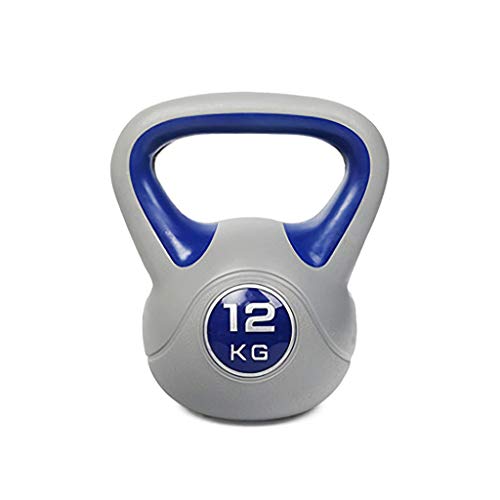 Kettlebell Fitness, equipos de gimnasia deportiva para hombres y mujeres 2KG - 20KG Hierro fundido Ejercicio en el hogar Ejercicio de fuerza Entrenamiento Neopreno Kettle Bell,12kg