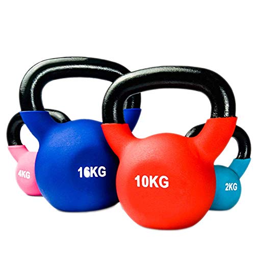 Kettlebell PequeñA Mancuerna Damas Fitness Casa Equipo De Sentadillas AtléTico Hombre Levantando Olla Mancuernas Colores Aleatorios(Color:2kg)