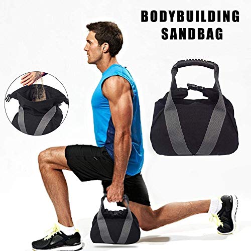 Kettlebell Sandbag Portátil Sand Kettlebell Entrenamiento De Fuerza Levantamiento De Pesas Mancuernas Fitness Material Suave para Entrenamiento En El Hogar