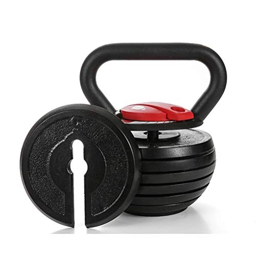 Kettlebells AGYH Fitness Pesas Rusas, 7 Pesas Ajustables, Equipo Portátil De Entrenamiento De Fuerza para Gimnasio En Casa, 2 Modelos (Size : 20lb/9kg)