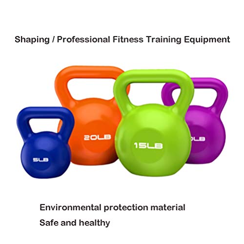 Kettlebells AGYH Pesas Rusas De Color, Pesas De Entrenamiento De Fuerza Profesional para Hombres Y Mujeres De 10 LB / 4.5 Kg, Equipos Deportivos para El Hogar Y El Gimnasio (Color : Blue)