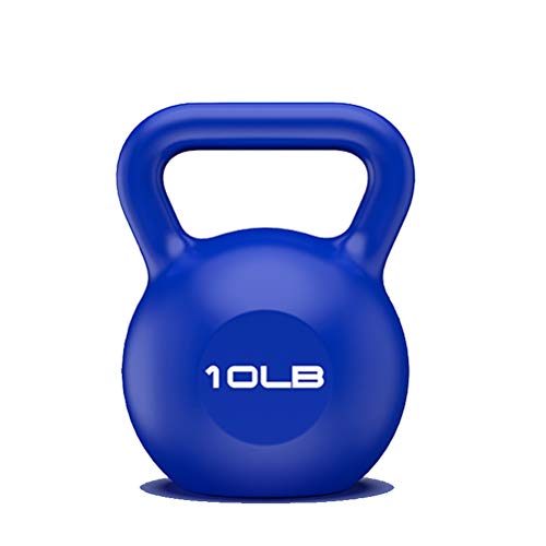 Kettlebells AGYH Pesas Rusas De Color, Pesas De Entrenamiento De Fuerza Profesional para Hombres Y Mujeres De 10 LB / 4.5 Kg, Equipos Deportivos para El Hogar Y El Gimnasio (Color : Blue)