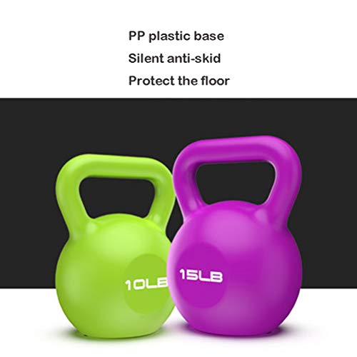 Kettlebells AGYH Pesas Rusas De Color, Pesas De Entrenamiento De Fuerza Profesional para Hombres Y Mujeres De 10 LB / 4.5 Kg, Equipos Deportivos para El Hogar Y El Gimnasio (Color : Blue)