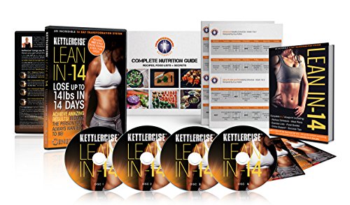 Kettlercise Lean-IN-14 Kettlebell DVD 4 Disc Collection NEW FOR 2016 FROM BEGINNER TO ADVANCED [2016] [DVD]