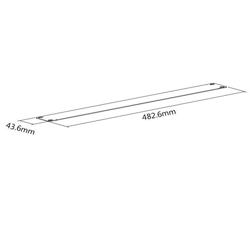 KIMEX 110-0194 Tapa carátula ciega para Armario Rack 19", Altura 1U