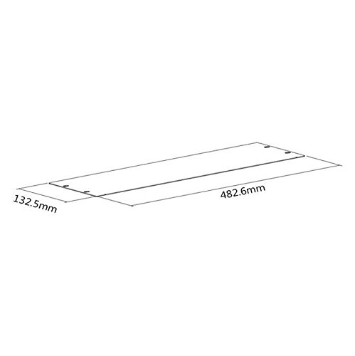 KIMEX 110-0196 Tapa carátula ciega para Armario Rack 19", Altura 3U