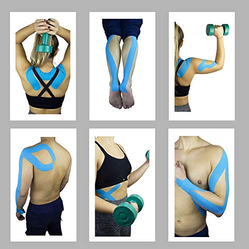 Kinesiotape, Vendaje kinesiológico, Vendaje neuromuscular, Color Azul, Rollo kinesiotape, Modelo Mobitape, Mobiclinic