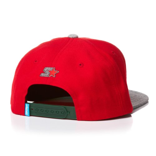 King Apparel X Starter – Casquette Snapback Homme Reign Supreme Starter – Red/Grey